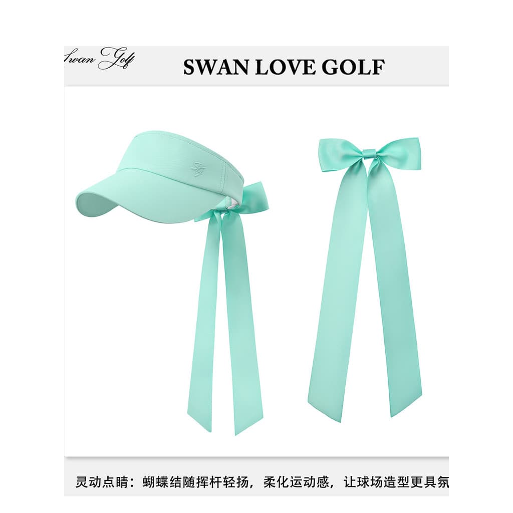 Novo estilo chapéu de golfe moda feminina respirável oco chapéu superior versão coreana cor sólida borboleta com proteto