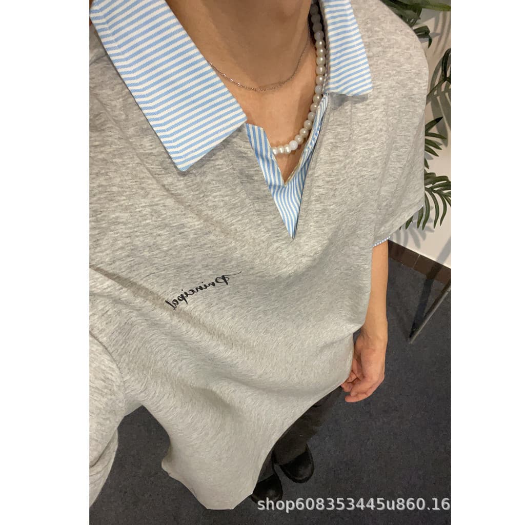 Camisa americana Street Wear 2026 verão novo estilo pesado camiseta masculina feminina Retro verão bordado mangas curtas