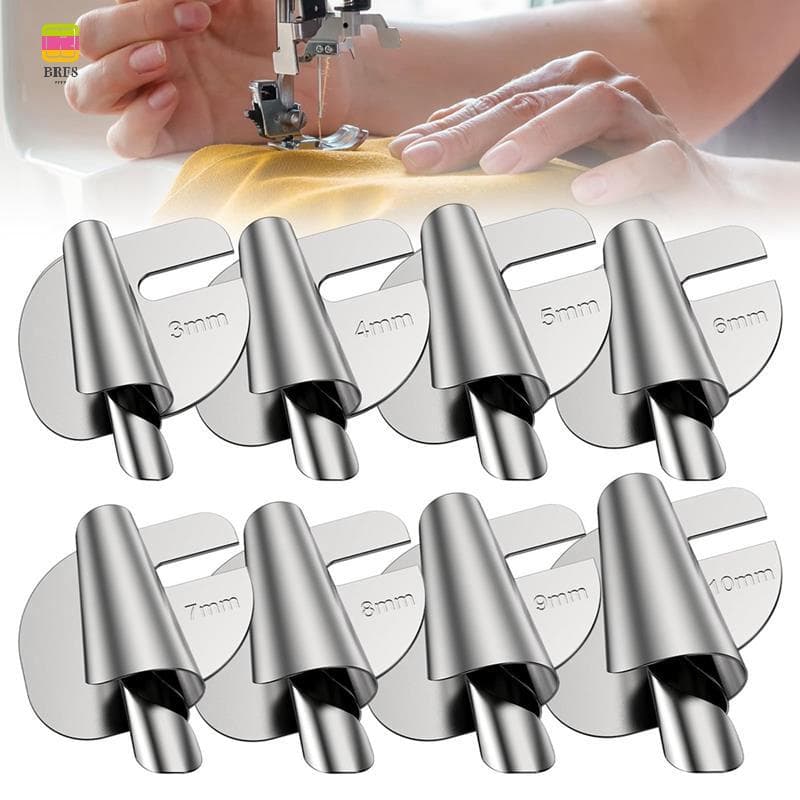 Calcador De Costura Enrolado De 8 Unidades Para Máquina (3-10 Mm)
