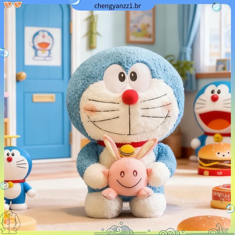 Japonês autêntico doraemon boneca doraemon boneca doraemon de pelúcia travesseiro boneca enviar namorado namorada