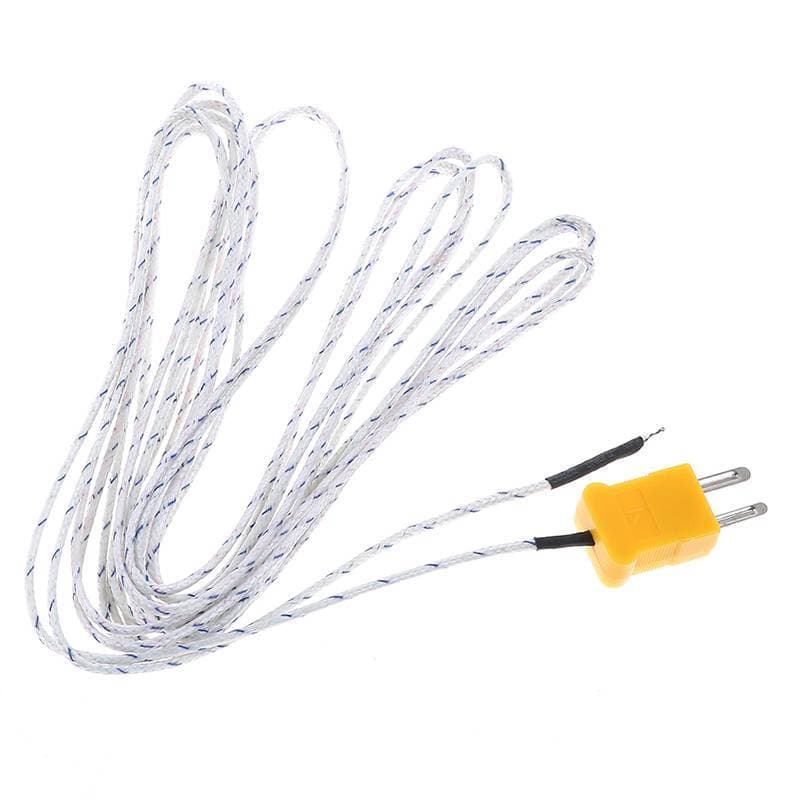1 Peça 5m K Tipo sensor De Temperatura Termopar Sonda Cabo Fio