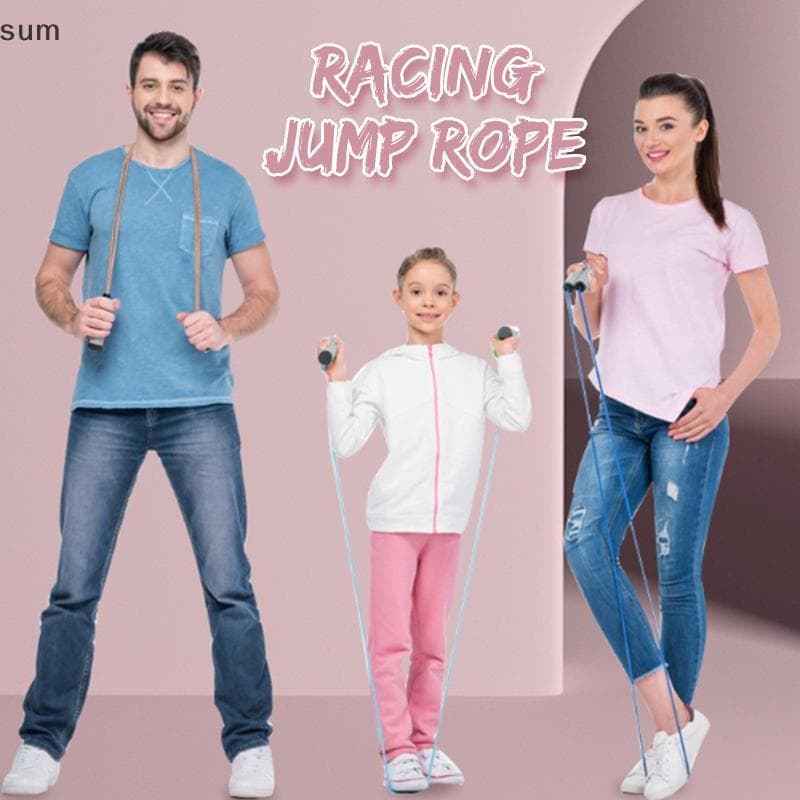 [sum] Corda De Pular Infantil De 2.8 M , Esportiva , Alça Transparente De Corrida , Equipamento Esportivo BR