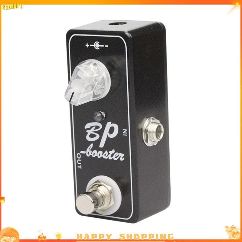 Pedal De Guitarra Com Efeito De Concha De Metal Completo BP Booster Mini Design True Bypass Funcionalidade De Reforço De