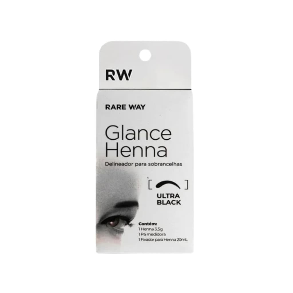 RARE WAY GLANCE HENNA ULTRA BLACK 3,5G