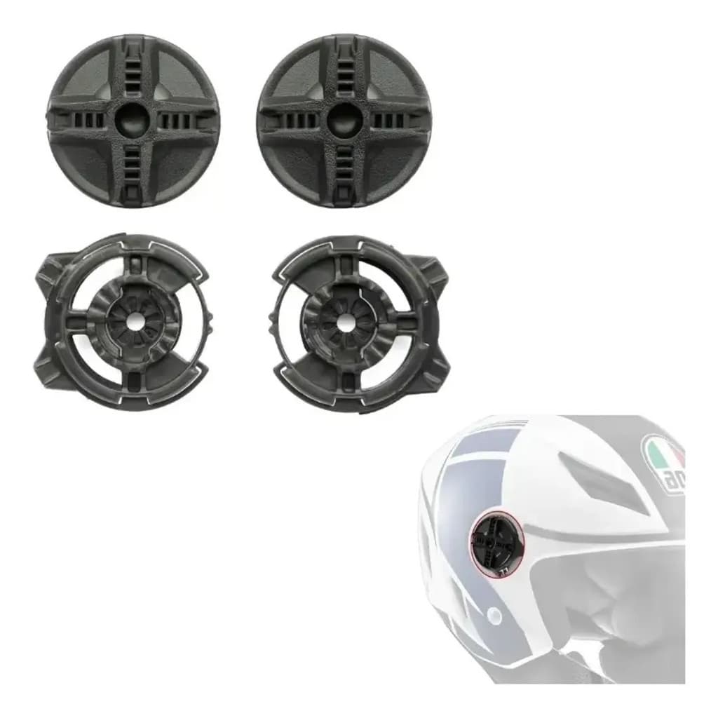 Kit Reparo Completo Capacete Fw3 X-open Original Preto