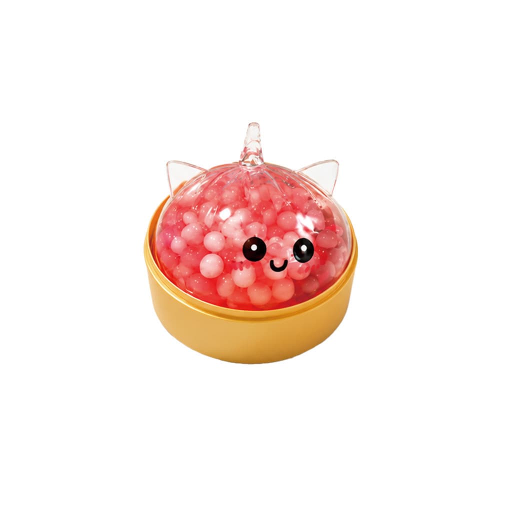 Brinquedo de pão de unicórnio (vermelho) em forma de núcleo de contas com recuperação lenta portátil outros brinquedos