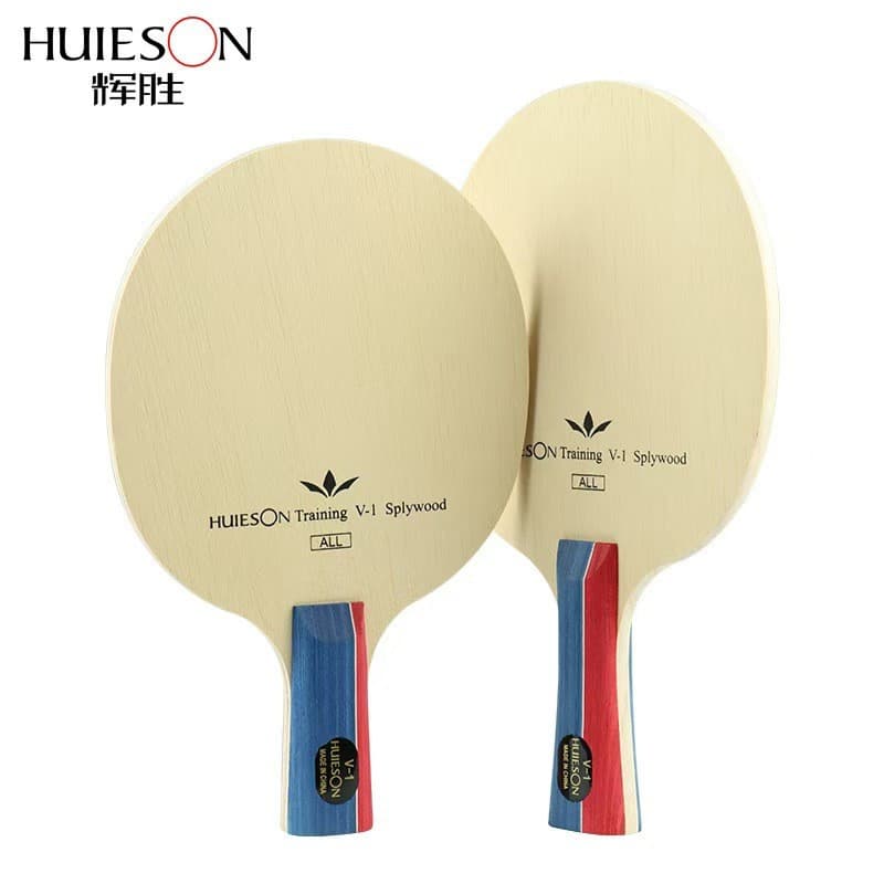 Huisheng V-1 Raquete De Tênis De Mesa 5 Camadas Placa De Treinamento De Madeira Pura base Horizontet