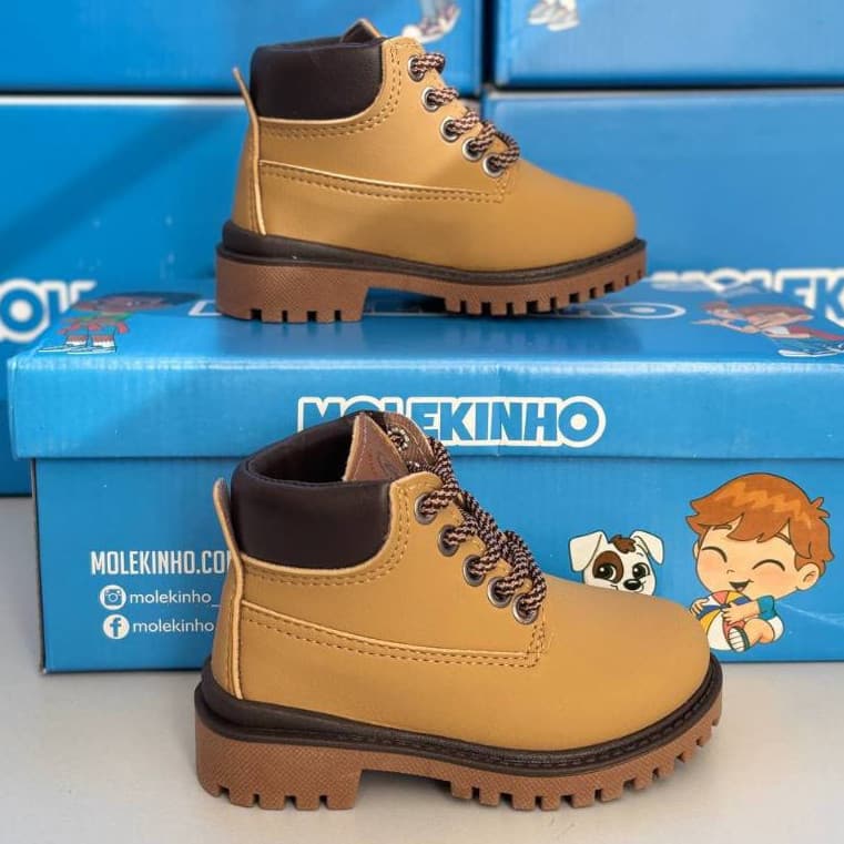 Bota botinha coturno infantil baby caterggate menino  Do 18 ao 33 Envio Imediato
