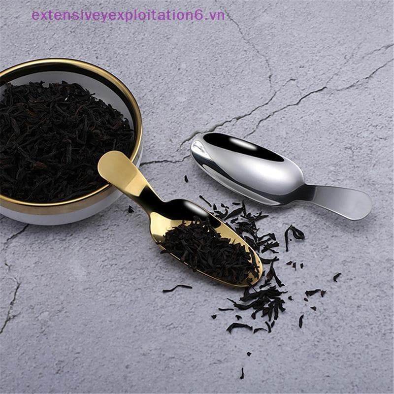 exten Mini Colheres De Aço Inoxidável Cozinha Tempero Condimento Colher Açúcar Chá Café Cabo Curto Madeira Crianças Uten