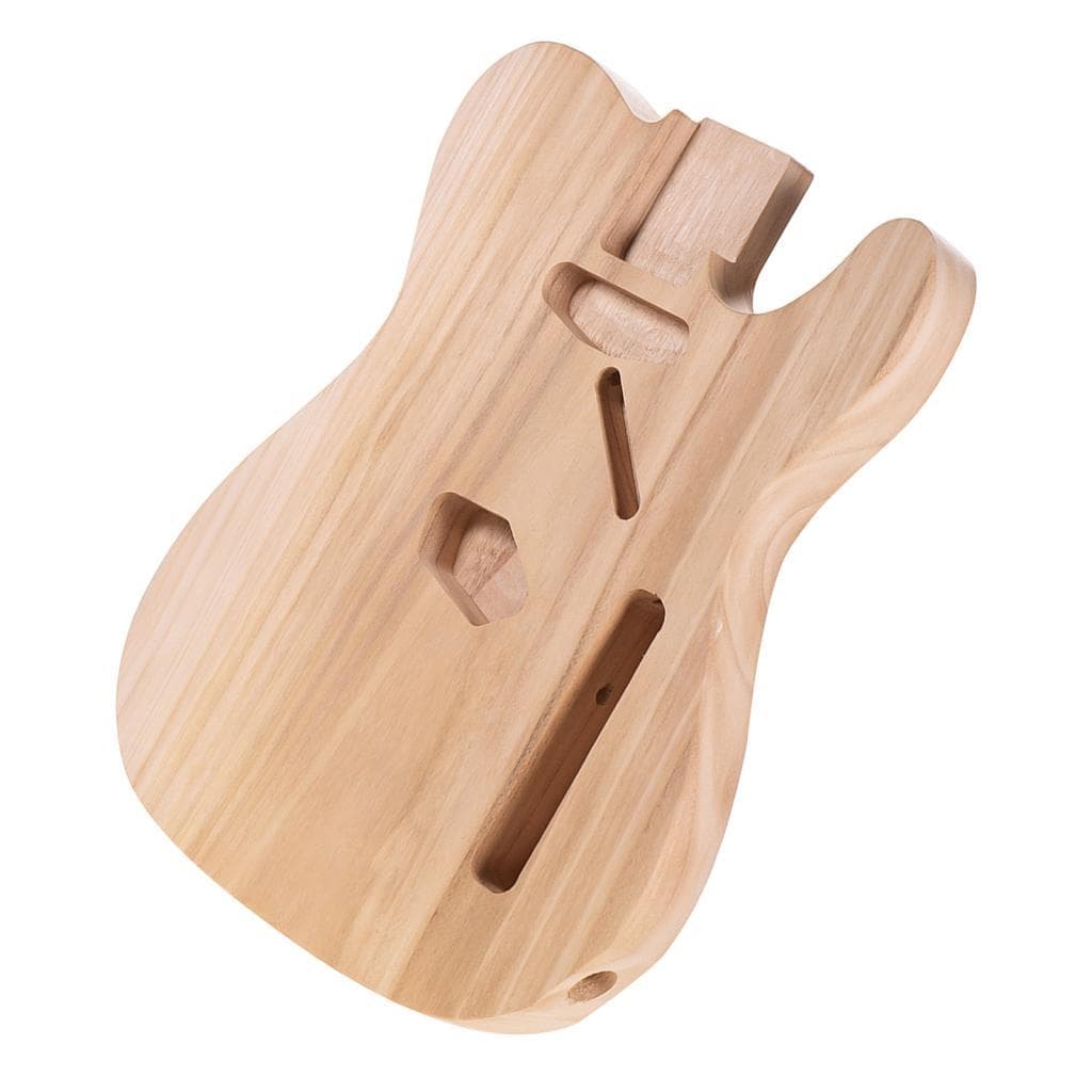 Fangzi T02 Corpo de guitarra elétrica inacabado, barril em branco de madeira de sicômoro para guitarras, peças faça