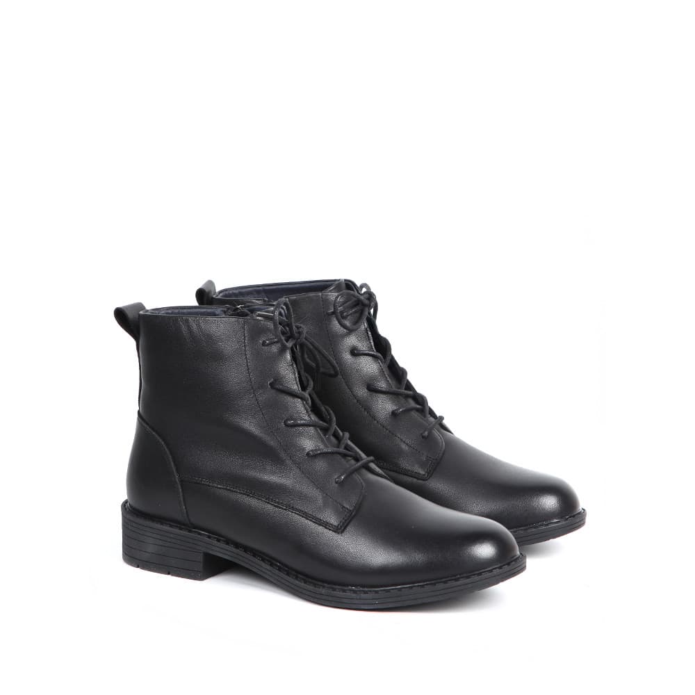 W inverno sapatos femininos botas curtas de lã botas espessadas Martin botas de couro genuíno sapatos de algodão botas d