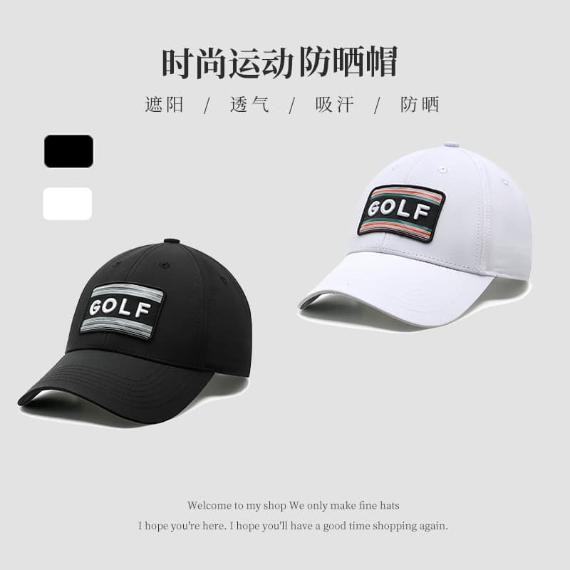 2025 novo estilo chapéu de golfe masculino pára-sol Anti-ultravioleta boné de golfe verão esportes ao ar livre boné de b