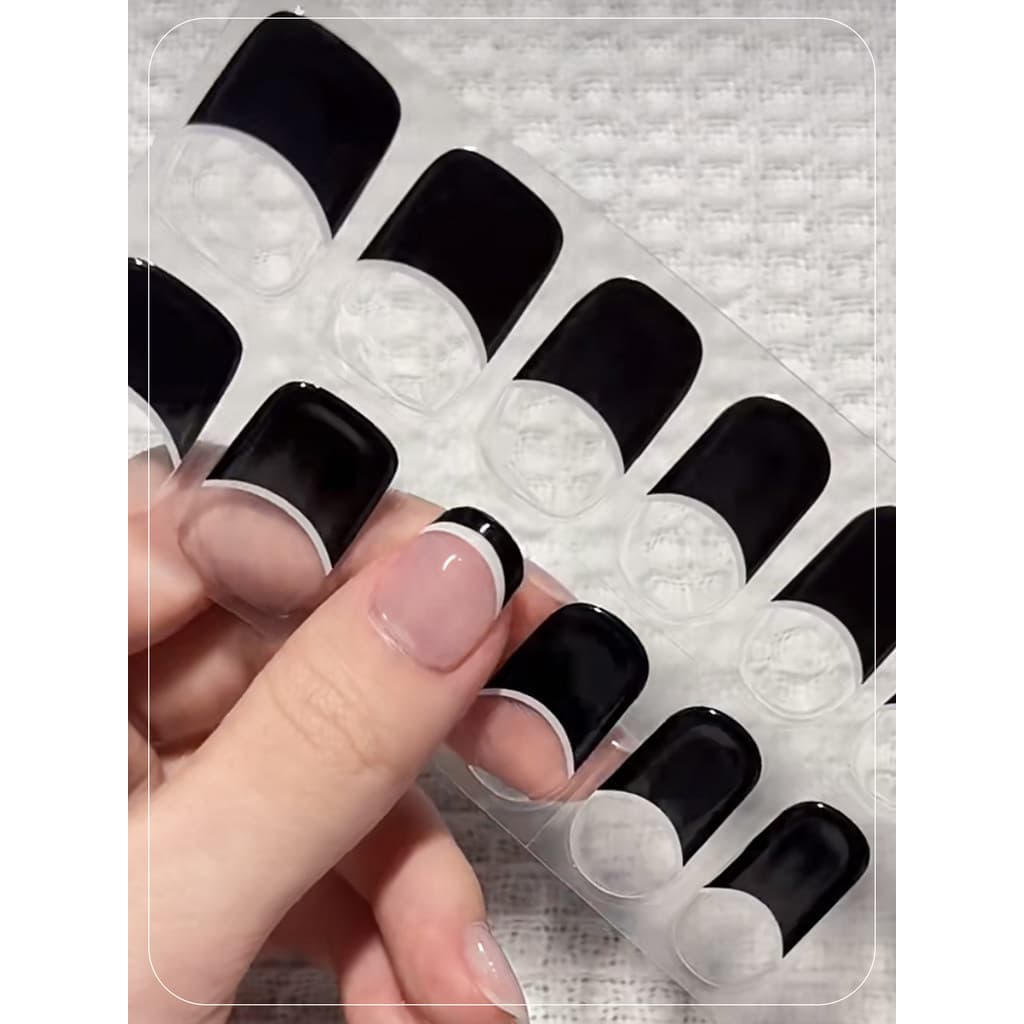 Manicure francesa/capa de beleza uv adesivo de unhas Gel moda Semi-cura fototerapia unhas macias à prova dwaterproof águ