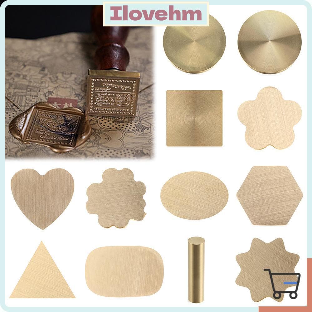 LUCKY-ILOVEHM Selo De Pintura Impressão Amor Coração Redondo Scrapbooking Selos Vedação De Cera
