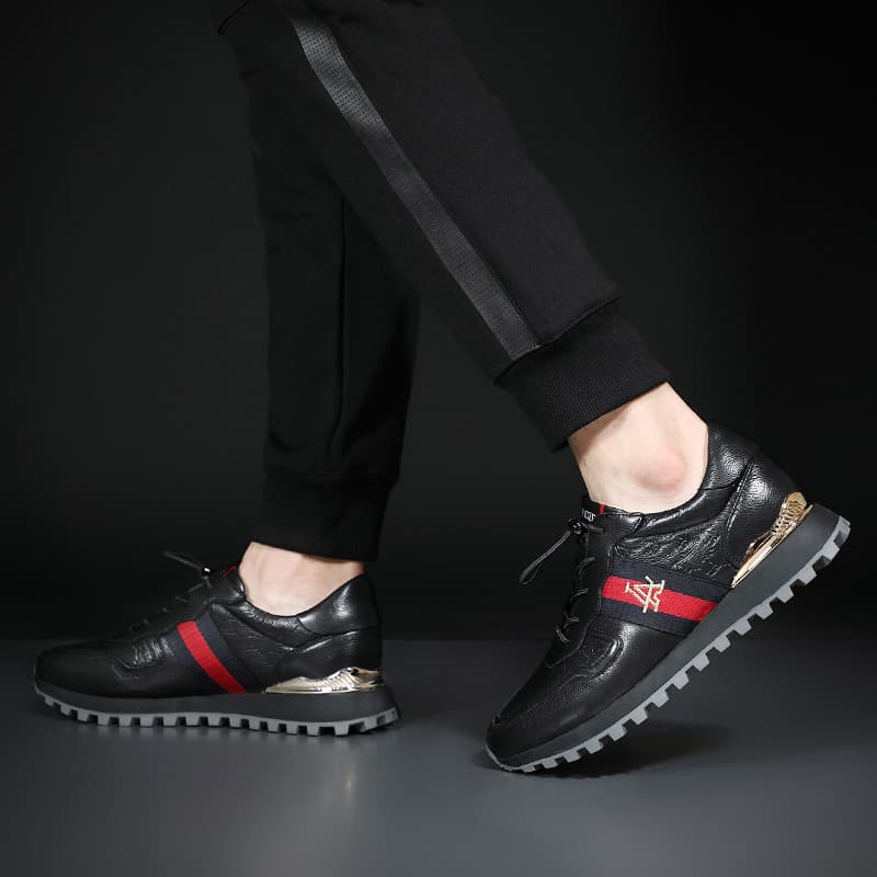 Verão tênis de couro genuíno masculino Casual na moda All-Match mocassins estação europeia sapatos masculinos primavera