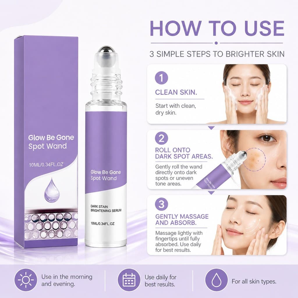 Novos Produtos-Bastão De Essência Roll-on Oferece Cuidado Preciso E Ilumina O Tom Da Pele , Deixando Uma Sensação Refres