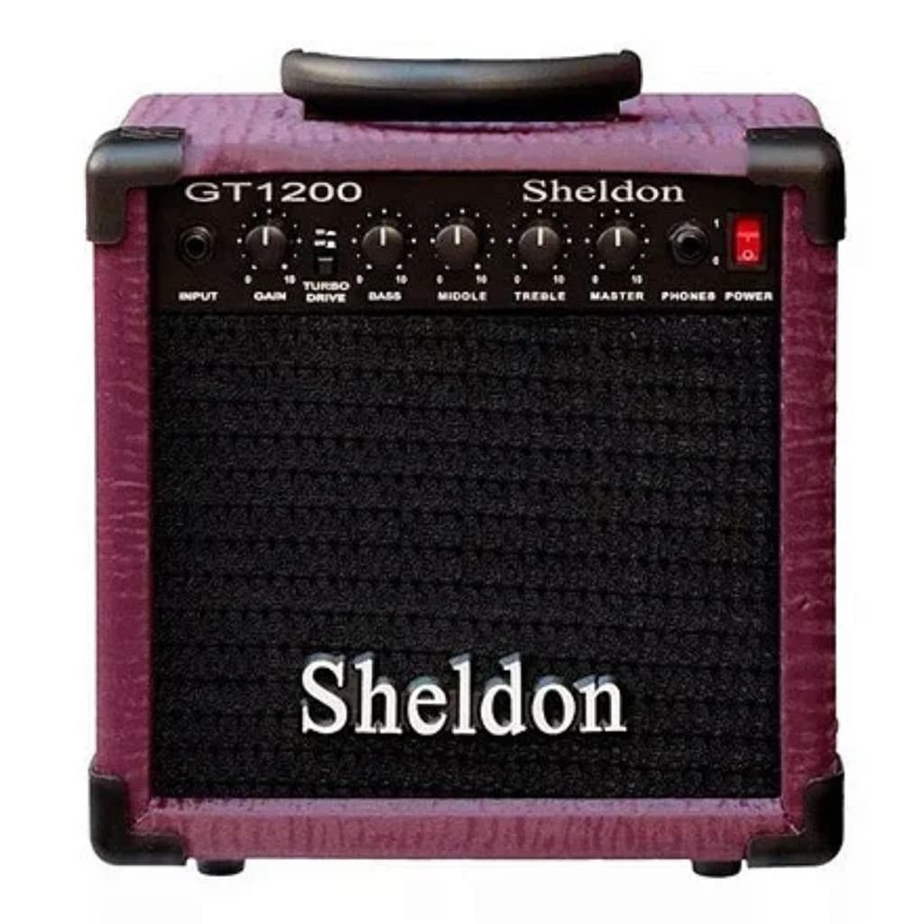 Amplificador para guitarra Sheldon GT1200 15W Roxo