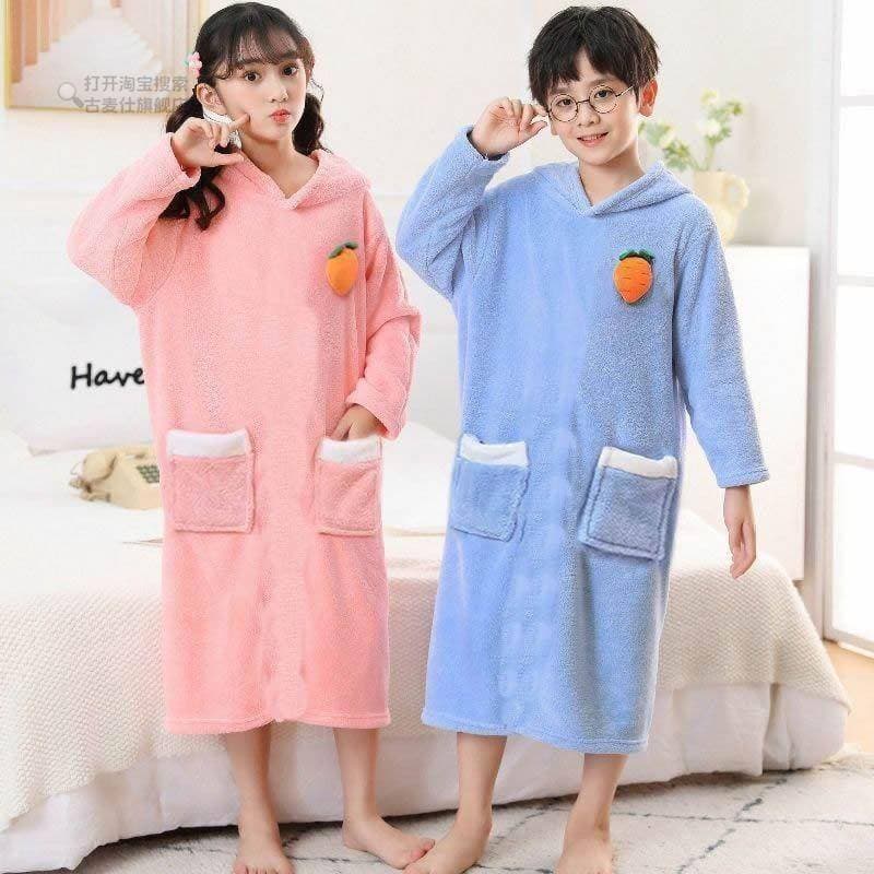 Roupões de banho infantis dedicados para bebês grandes, estilo vestível, corpo inteiro, pode usar toalhas de banho com c