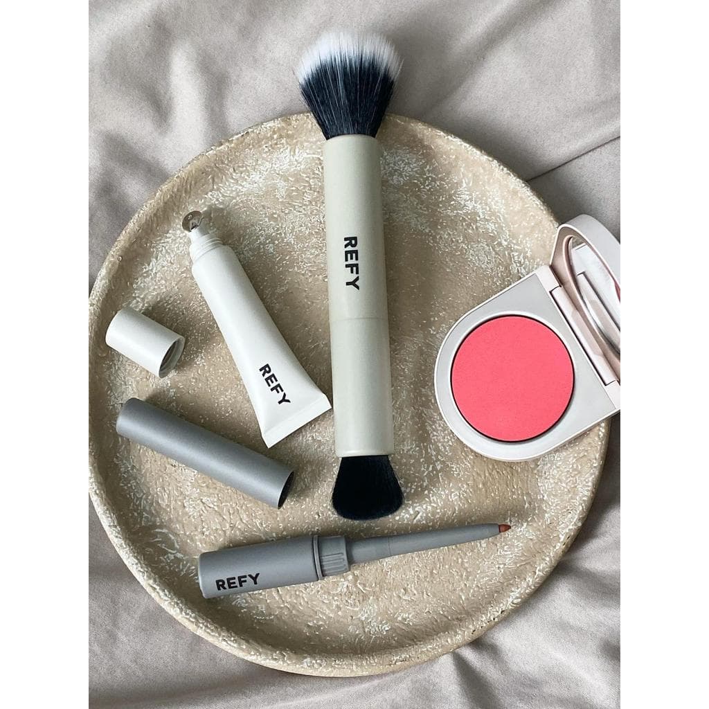 REFY Complexo De Ponta Dupla/Pincel Facial Novo De Maquiagem