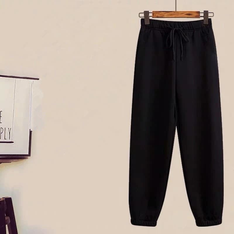 Outono inverno moda pequena série de sal High-End terno feminino moletom com capuz calças esportivas casuais terno de du
