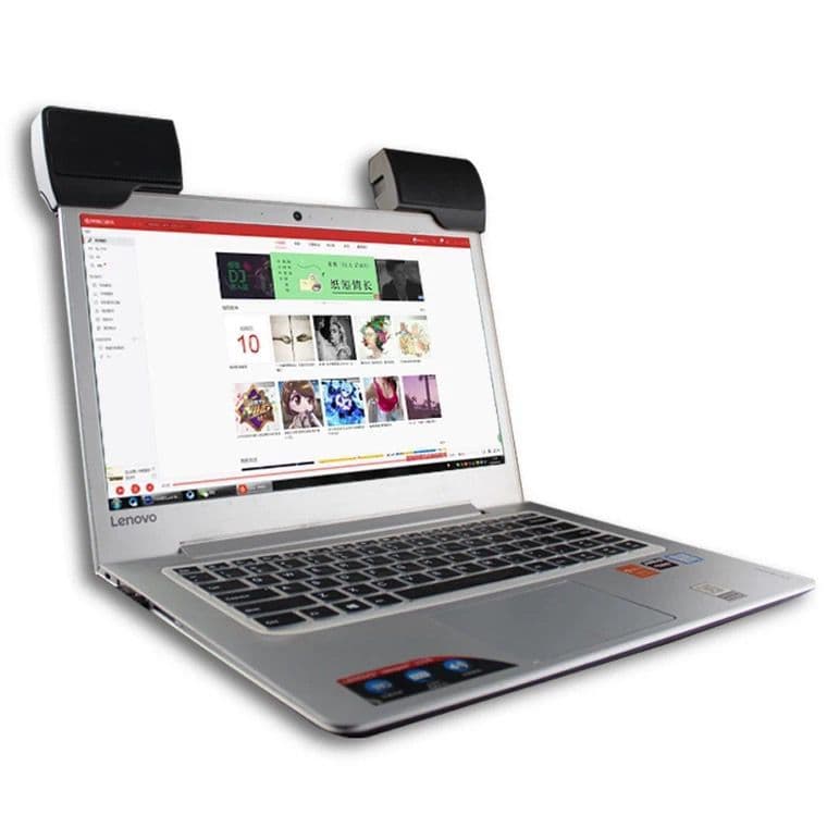 Notebook pequeno alto-falante alimentado por USB computador Desktop Mini portátil áudio multimídia alto-falante externo