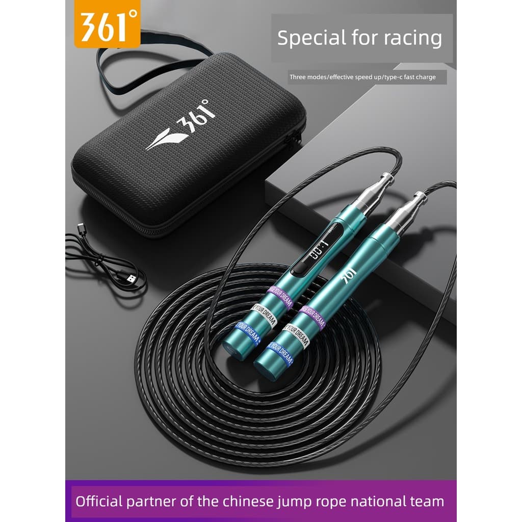 pula corda corda de pular profissional corda para pular 361 corrida pular corda fio de aço adulto masculino especial Fit
