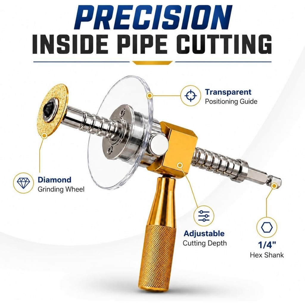 Cortador de Tubos Interno de PVC de 1-1/4"
