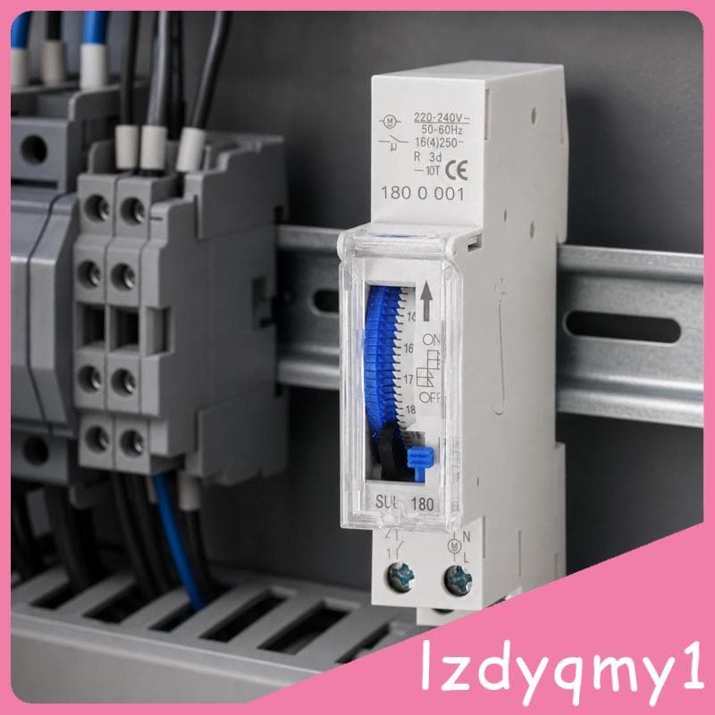 [Lzdyqmy1] Interruptor De Temporizador Mecânico De 24 Horas Intervalo Mínimo De 15 Minutos Segmentos De Comutação Ajustá