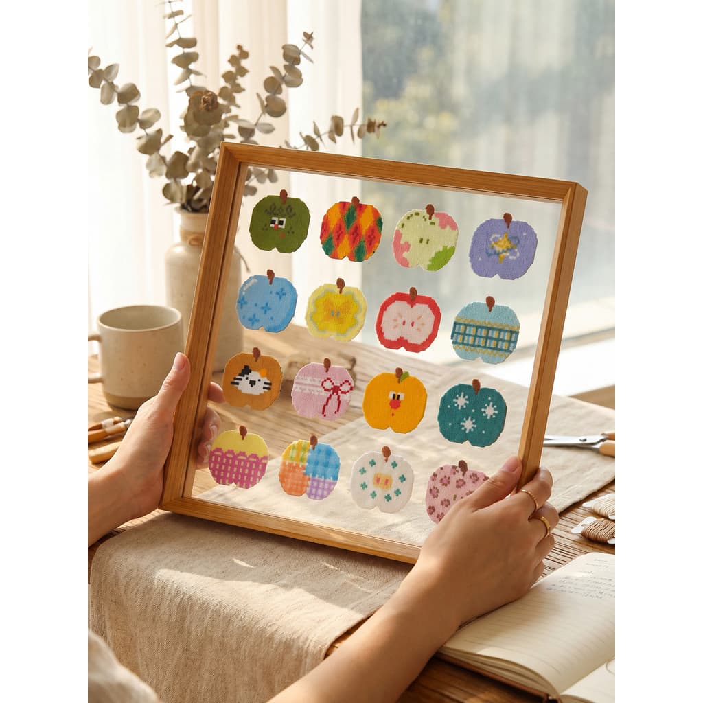 Doudou produto acabado Anti-poeira moldura de foto dupla face transparente montagem artesanal coleção DIY proteção de tr