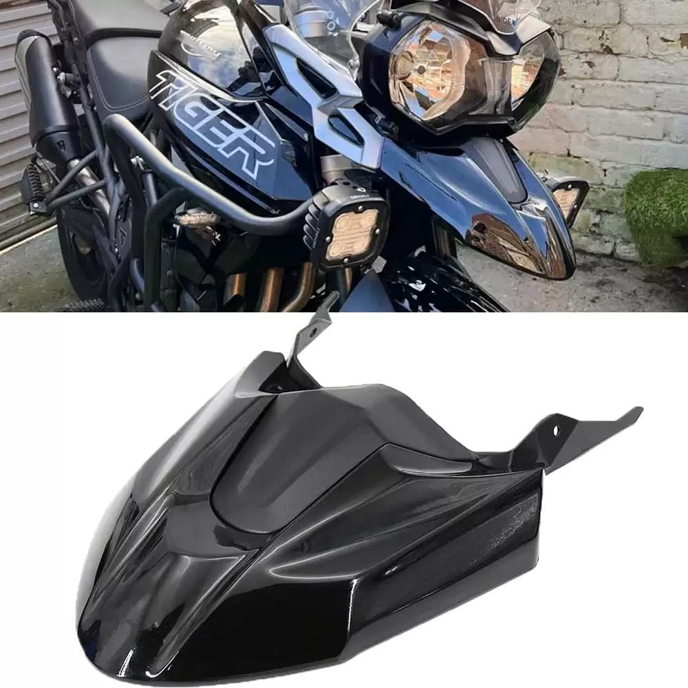 Para-lama dianteiro Triumph Tiger 800 XRT/XRX/XC para motocicleta, protetor contra respingos de lama e poeira.