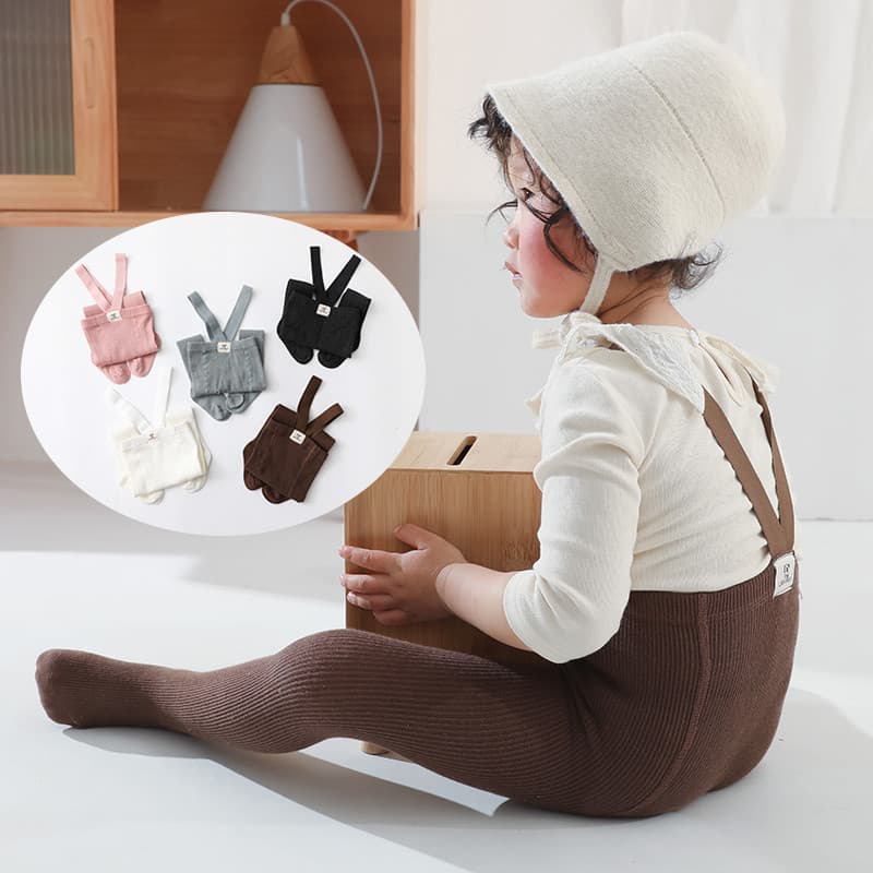 Leggings de bebê primavera outono calças de levantamento de peso do bebê grande PP cintura alta proteger umbigo macacão