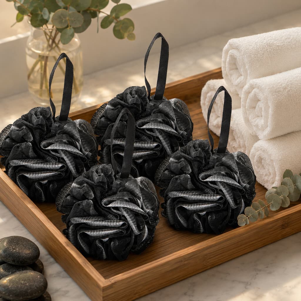 Angelshell4 Unidades Grandes Bolas De Banho PE Extra Macias E Duráveis Para Experiência Luxuosa