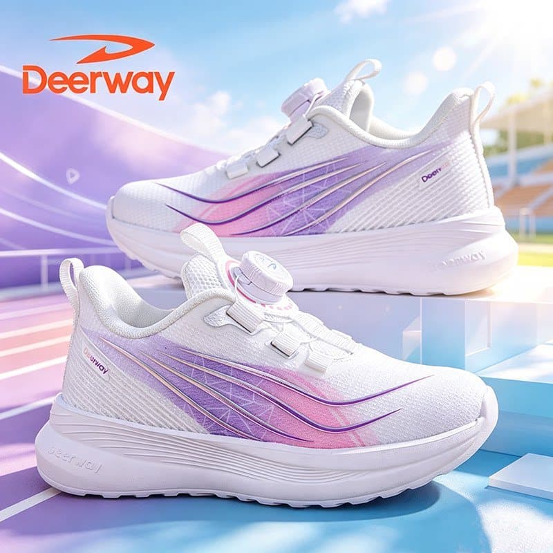 Delhui meninas sapatos esportivos 2026 primavera outono novo estilo 7 anos 9 crianças tênis de corrida malha respirável
