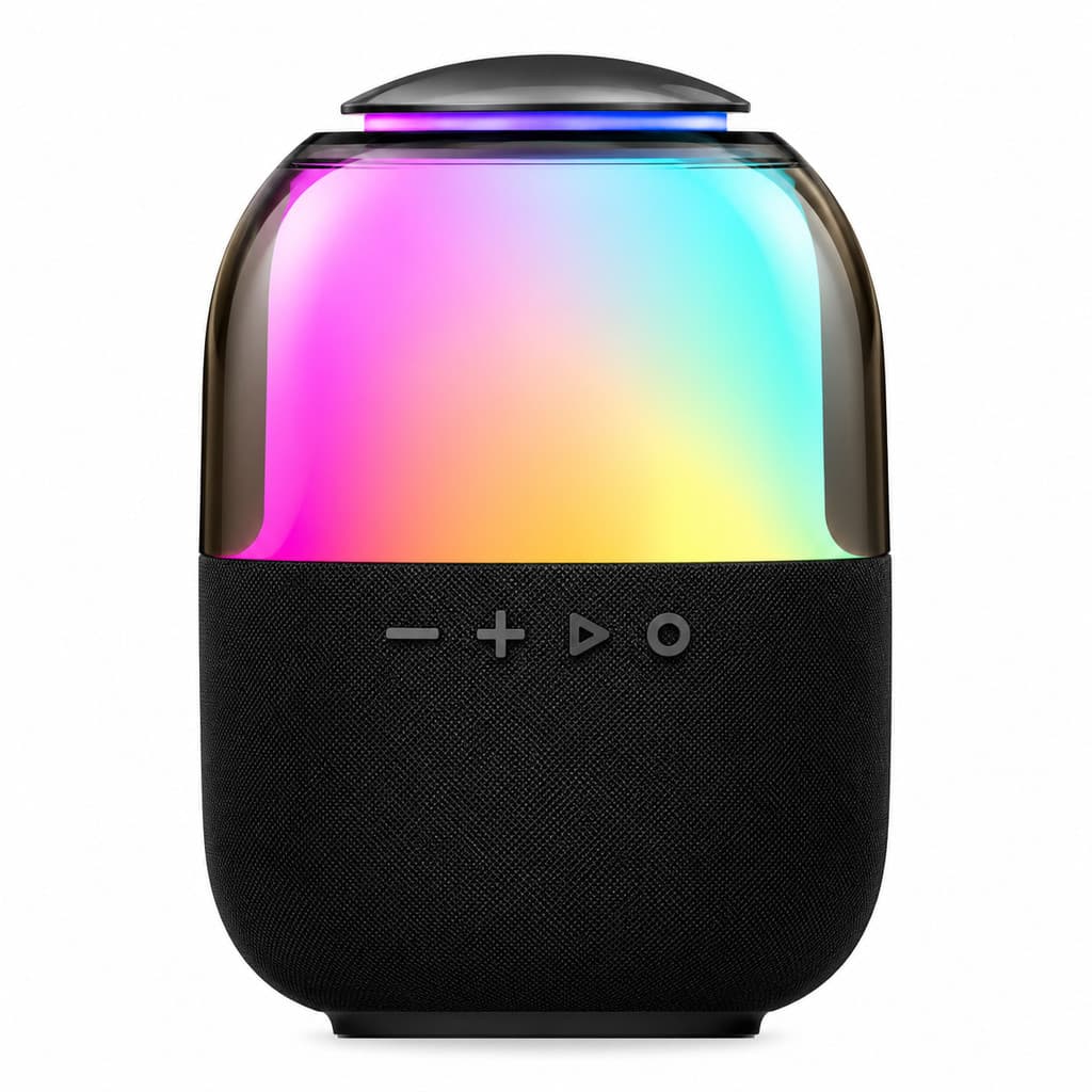 Caixa de Som Bluetooth Daewoo Vita 50 15W LED RGB TWS Portátil Bluetooth 5.0 USB-C Micro SD Som Potente