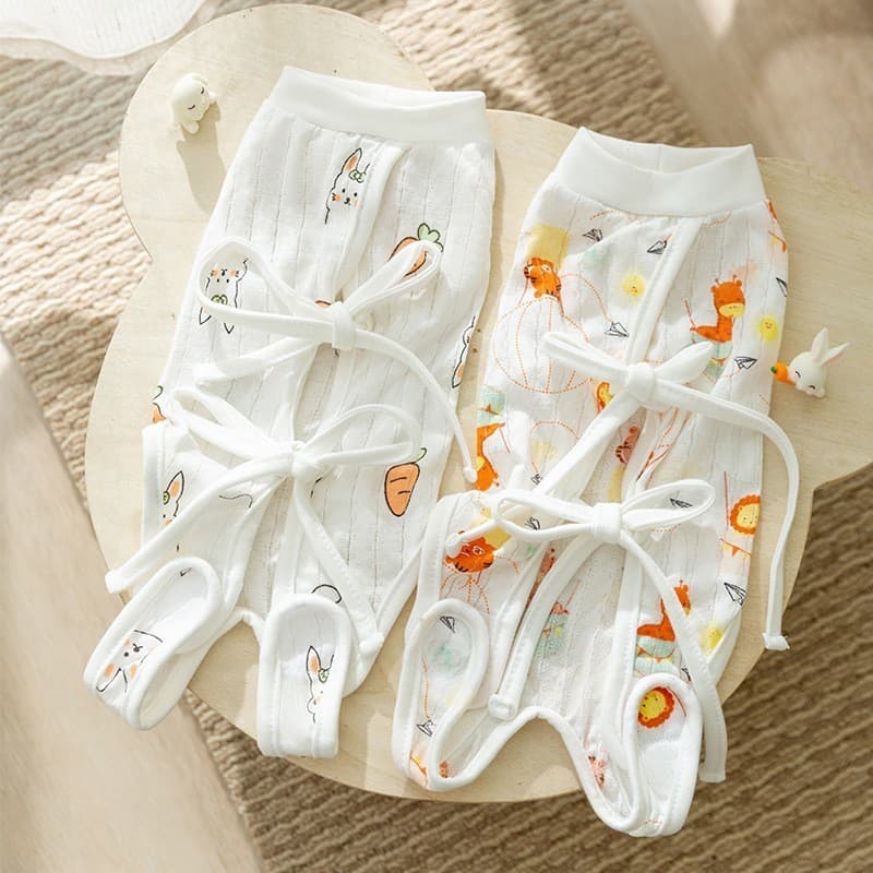 Roupas de esterilização para gatos Roupas respiráveis de quatro patas Roupas de proteção pós-operatória Roupas para anim