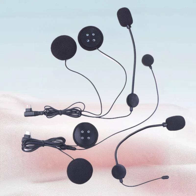 Interface qo TYPE-C Para Fone De Ouvido De Capacete LEXIN B4FM/GTX/G2P/G16/G1/Mes/Novus Conjunto De Áudio De Motocicleta