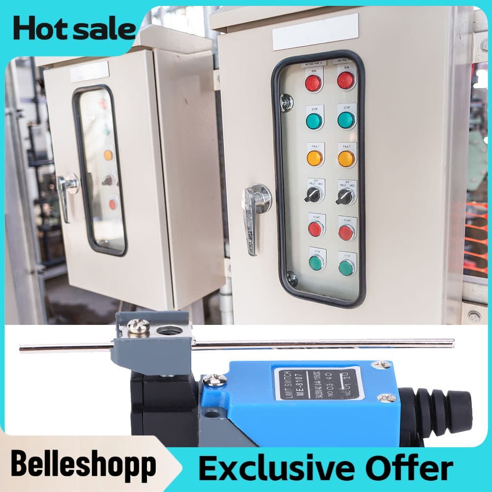 Belleshopp-br Mini interruptor de limite ME-8107 Micro 5A 250VAC Pequeno e leve Longa vida mecânica com parafuso de