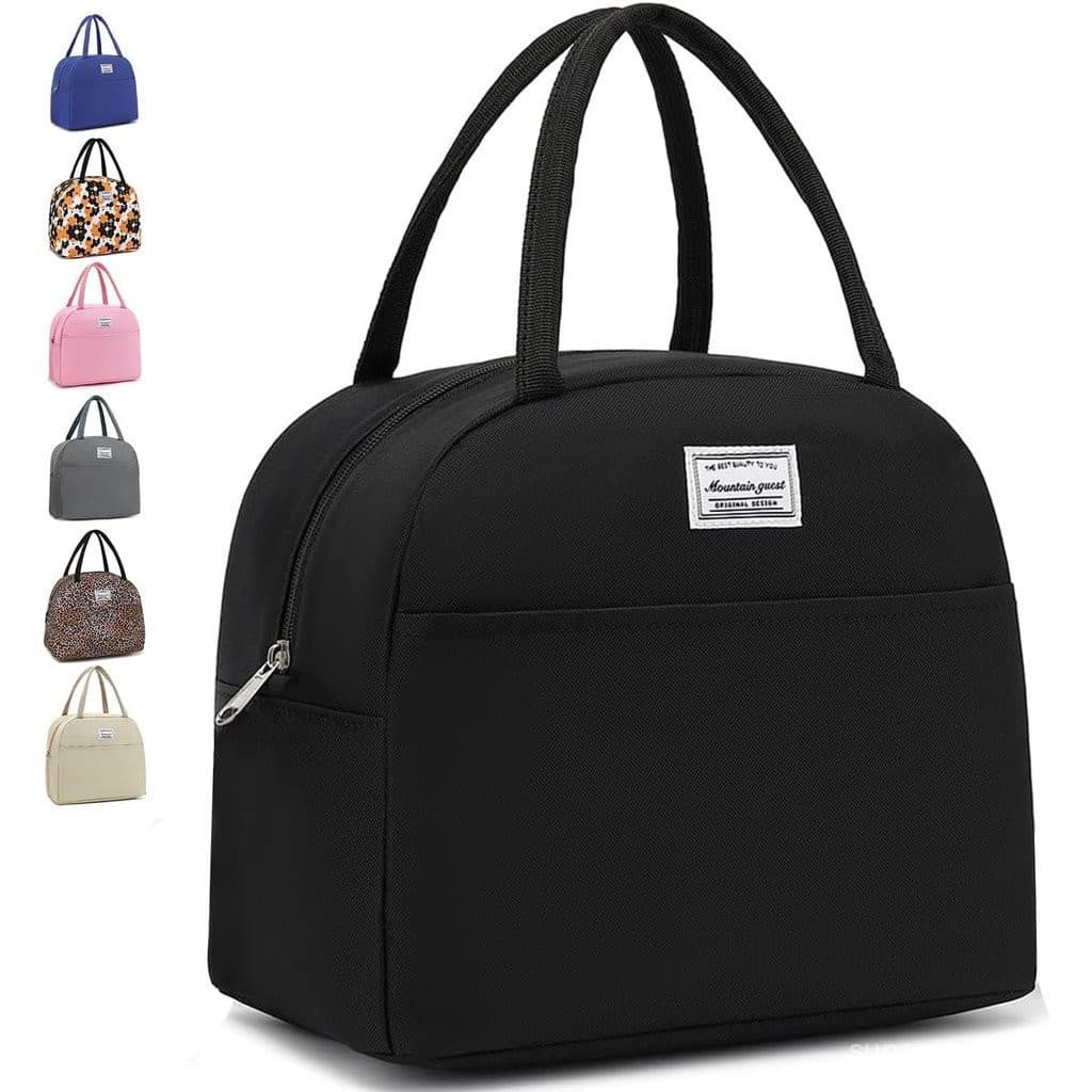 Bolsa térmica para almoço feminina e masculina, caixa térmica isolada para adultos, bolsa de almoço resistente à água, a