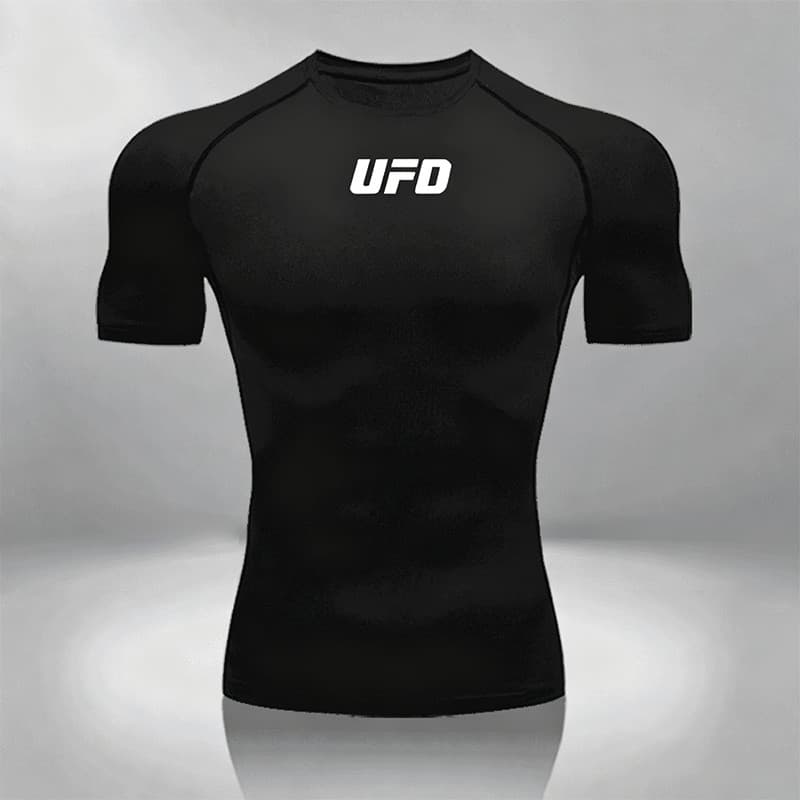 Ufd camiseta de manga curta terno de boxe verão Muay Thai luta boxe Sanda esportes de secagem rápida ginásio esportes ao