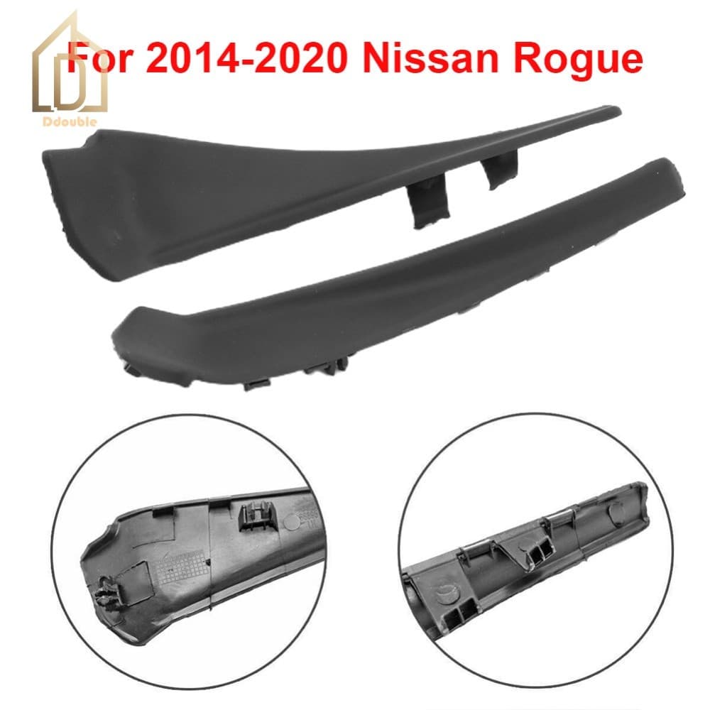 2 Unidades Defletor De Limpador De Pára-Brisa Leve Para Nissan X-Trail Rogue 2014-2018 [Ddouble.br]