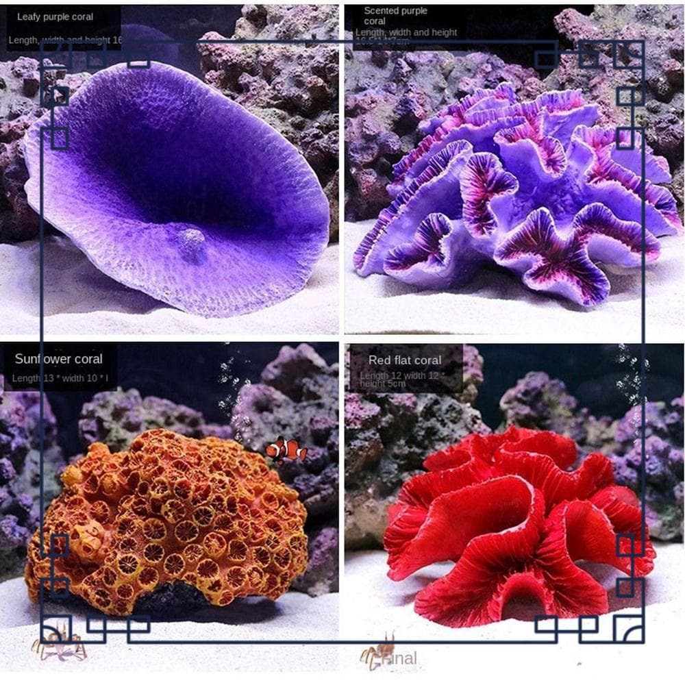 Modelo De Coral Artificial , Paisagem Que Faz Enfeites De Tanque De Peixes , Adorno De Mesa