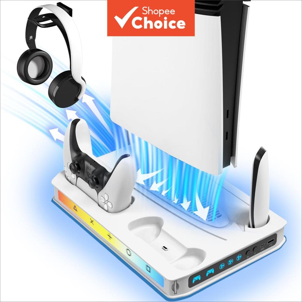 Suporte de Refrigeração Multifuncional DIY Para PS5 PS5 Slim PS5 Pro Todos os Modelos Experiência de Jogo