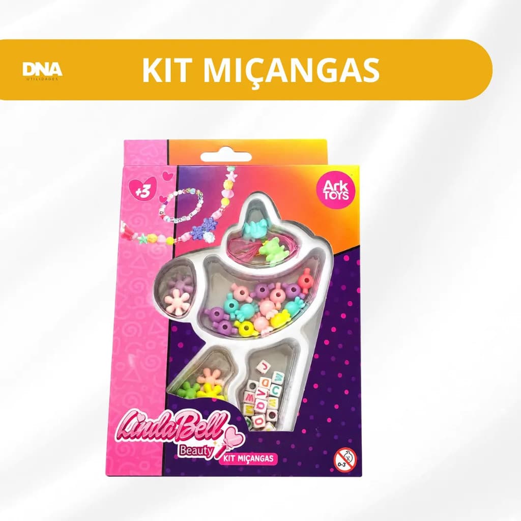 Kit Miçangas Para Fazer Pulseiras Colares Bijuterias Fashion