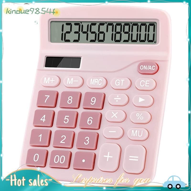 Calculadora Eletrônica De 12 Dígitos Solar De Energia Dupla Mesa Básica Financeira