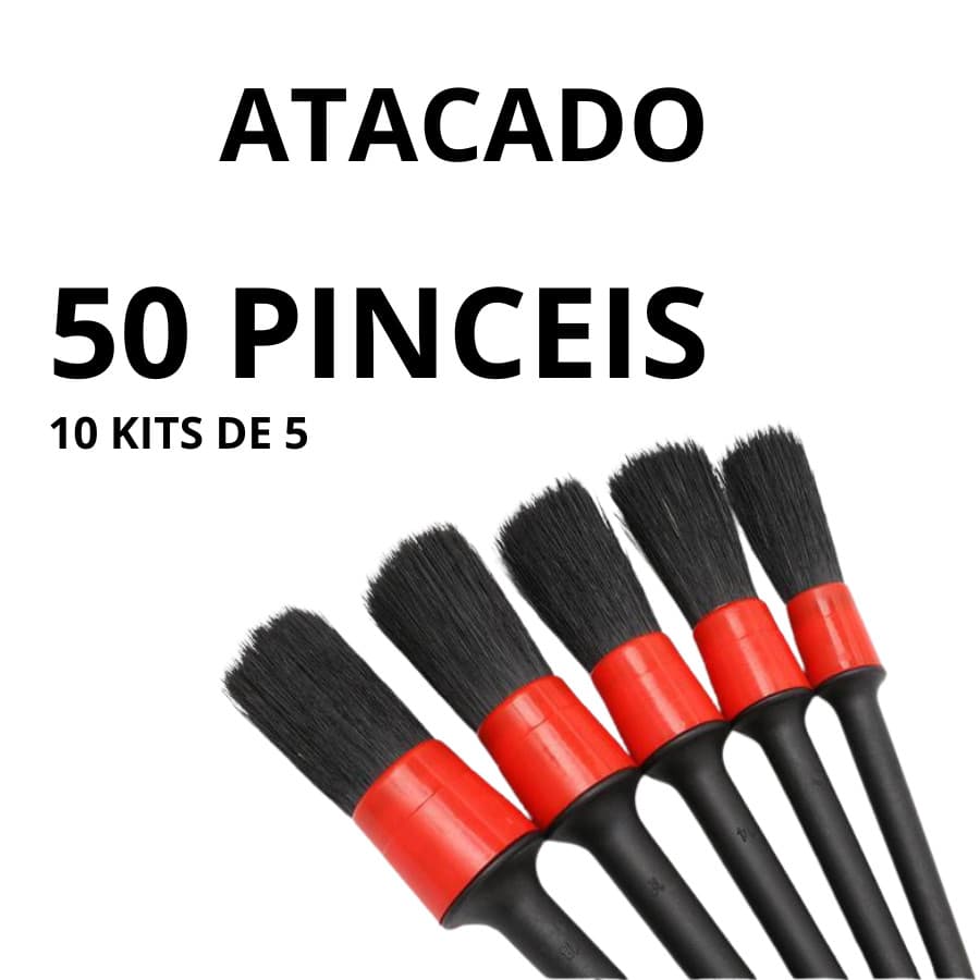 Atacado Pincel Detalhamento e Limpeza Automotivo  Atacado Kit Revenda