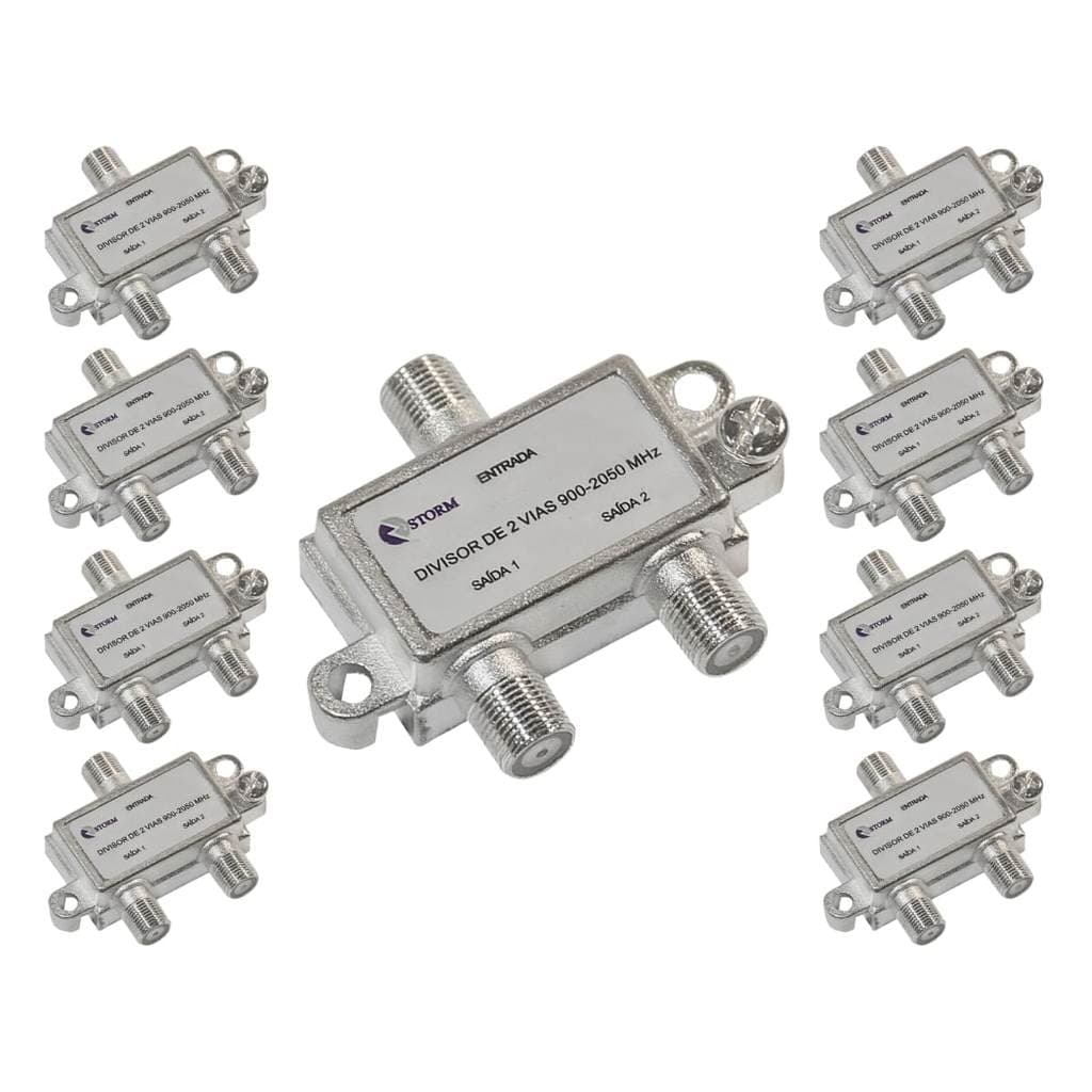 Divisor De Antena 1x2 5-2400mhz Satelite Storm 10 Unidades