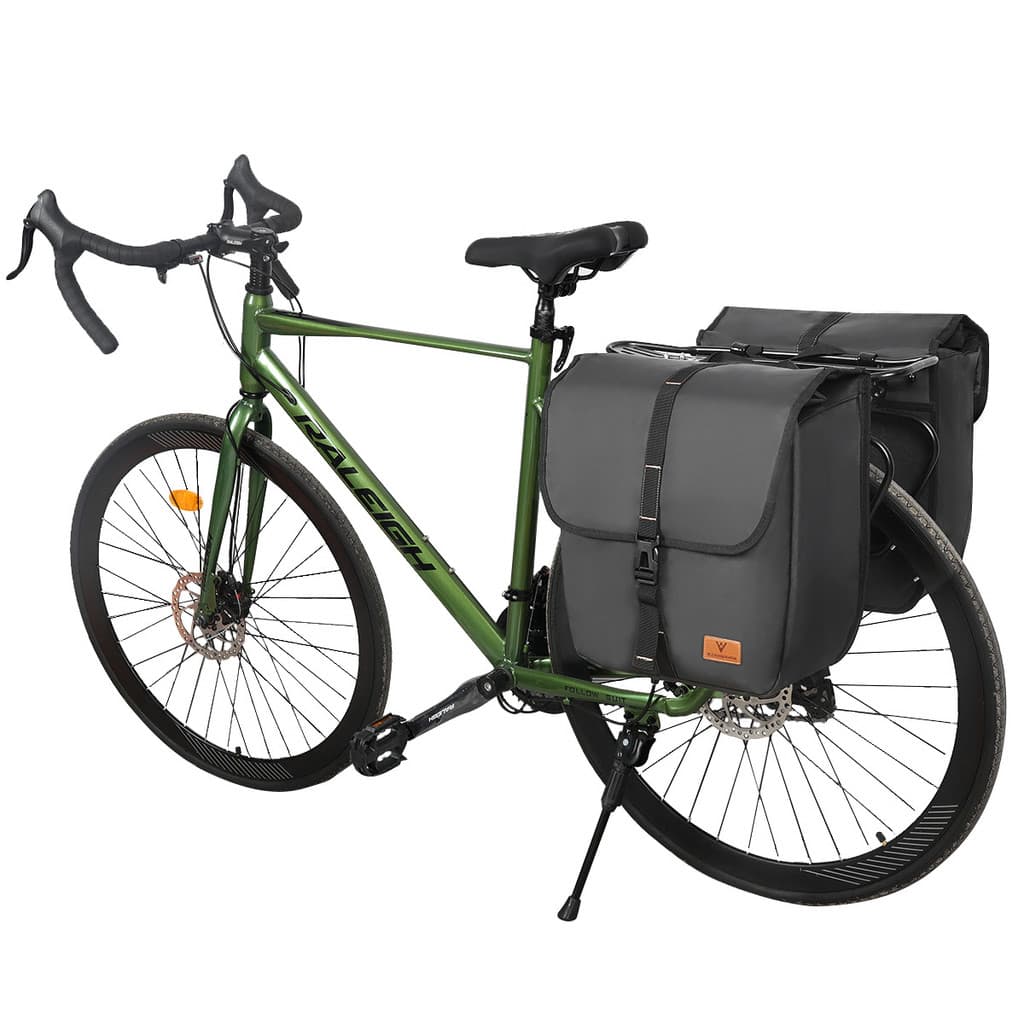 Bolsa Para Pannier De Bicicleta De Grande Capacidade , Rack Traseiro À Prova D'água , Pacote Lateral Duplo Turismo