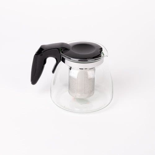 Chaleira de Vidro Infusor Filtro Removível para Chá e Naturais 350ml Design Elegante e Resistente