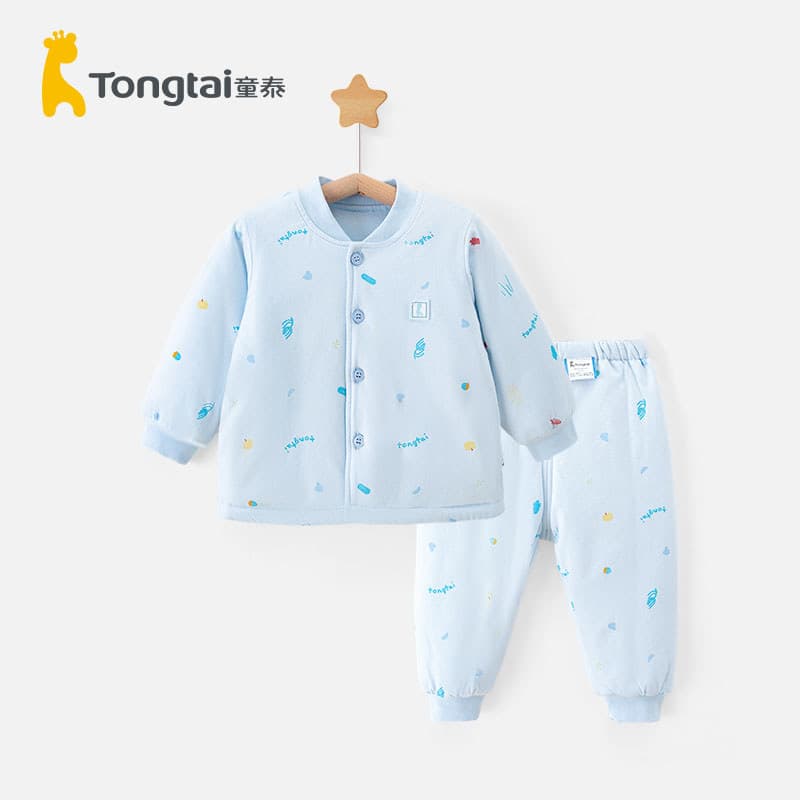 Tongtai bebê acolchoado jaqueta inverno bebê acolchoado jaqueta conjunto grosso acolchoado quente bebê acolchoado jaquet