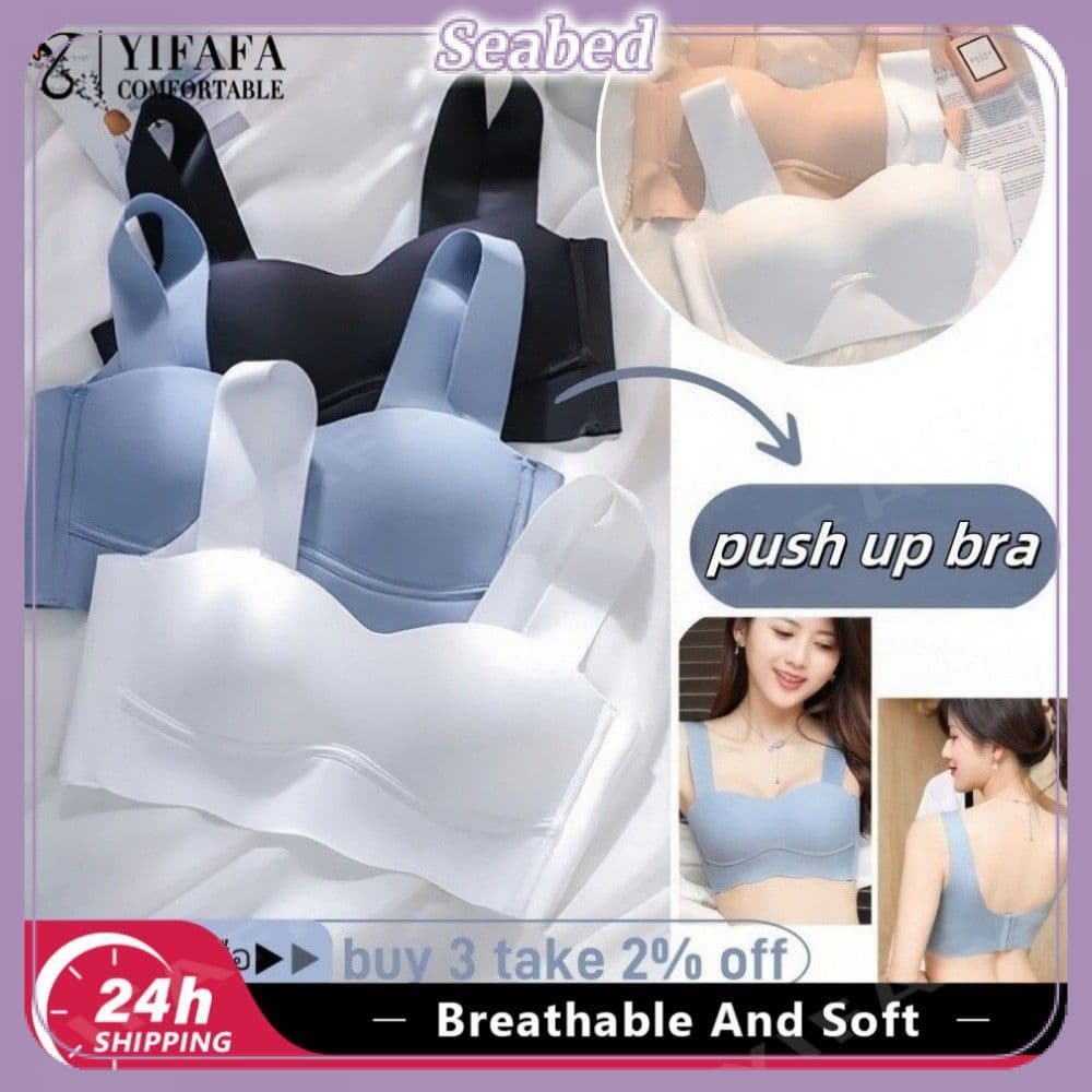 Sutiã Push Up 1/2, sem alças, previne flacidez, sem aro seabed.br